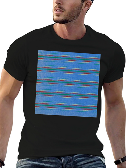 Striped Pattern Tee - Casual Wear