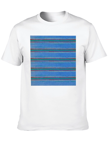 Striped Pattern Tee - Casual Wear
