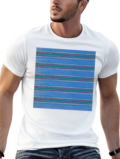 Striped Pattern Tee - Casual Wear