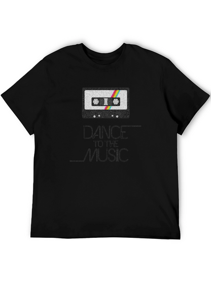 Dance To The Music Retro Cassette Tape T-Shirt