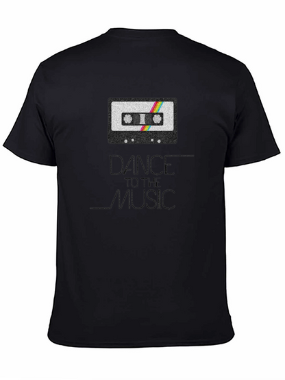 Dance To The Music Retro Cassette Tape T-Shirt