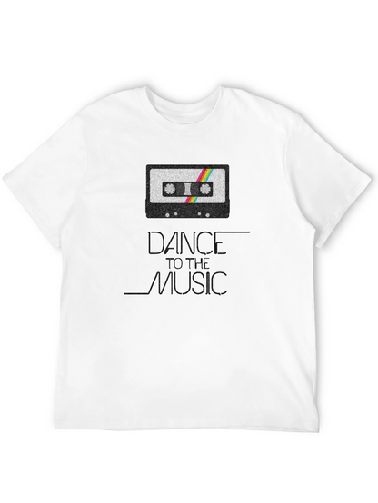 Dance To The Music Retro Cassette Tape T-Shirt