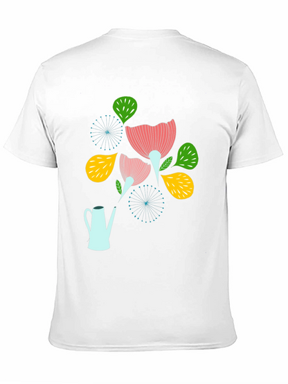 Floral Watering Can Graphic Tee