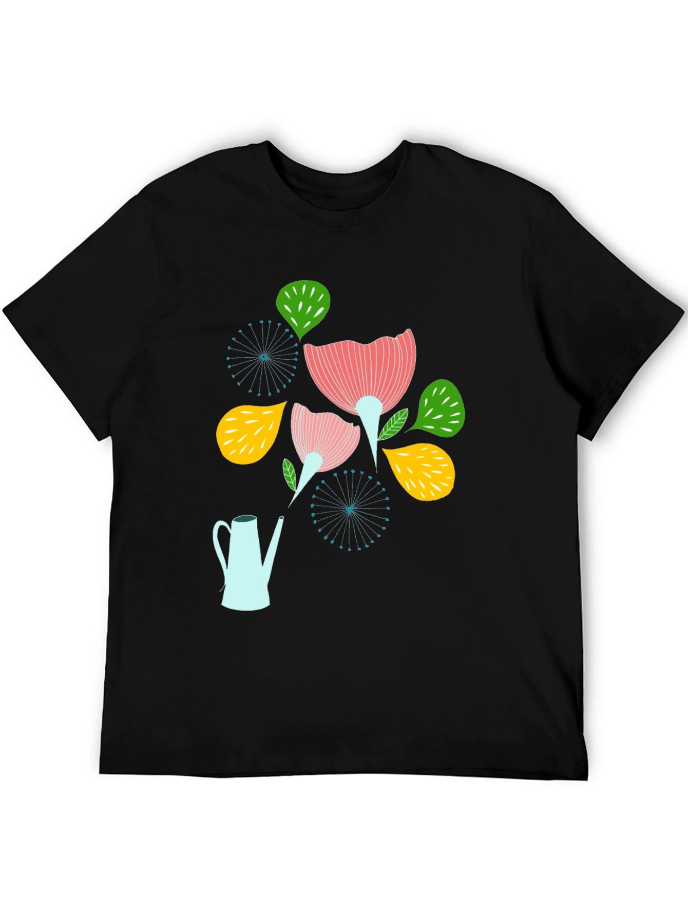 Floral Watering Can Graphic Tee