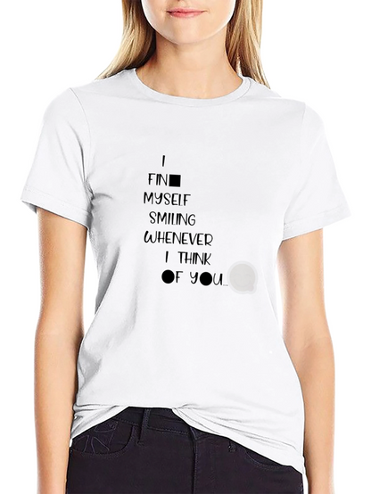 I Find Myself Smiling T-Shirt - Soft Cotton Blend