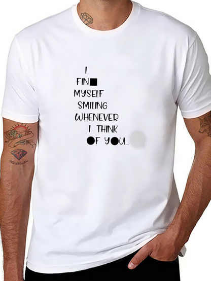 I Find Myself Smiling T-Shirt - Soft Cotton Blend