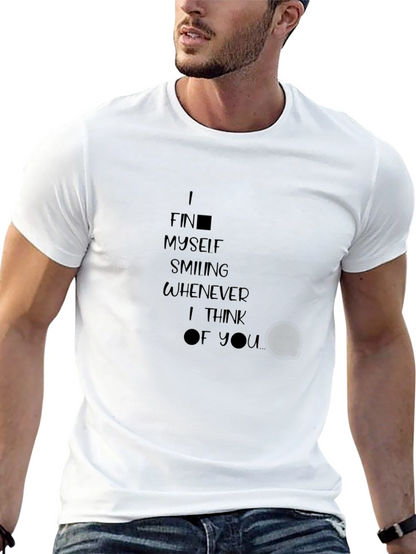 I Find Myself Smiling T-Shirt - Soft Cotton Blend