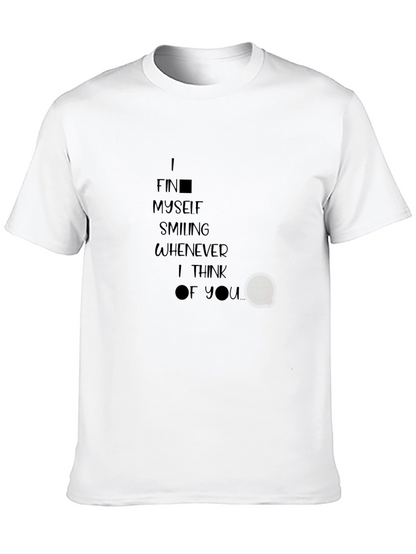I Find Myself Smiling T-Shirt - Soft Cotton Blend