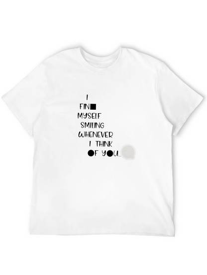 I Find Myself Smiling T-Shirt - Soft Cotton Blend