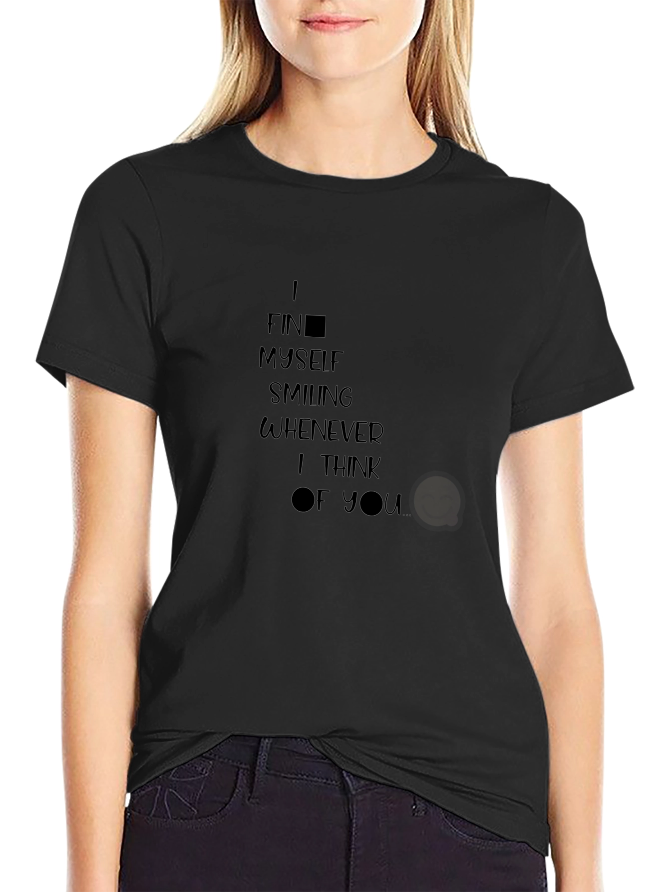 I Find Myself Smiling T-Shirt - Soft Cotton Blend