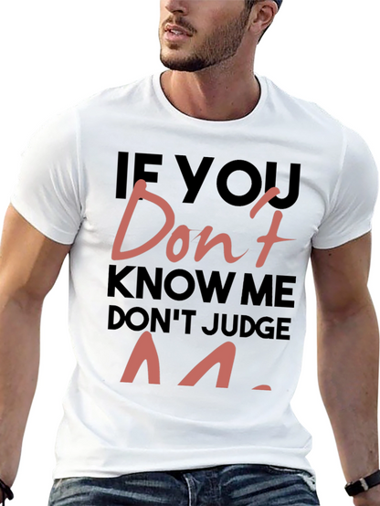 Dont Judge Me Graphic Print Tee