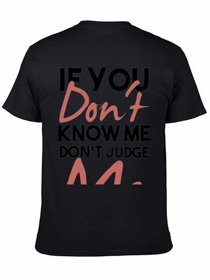 Dont Judge Me Graphic Print Tee