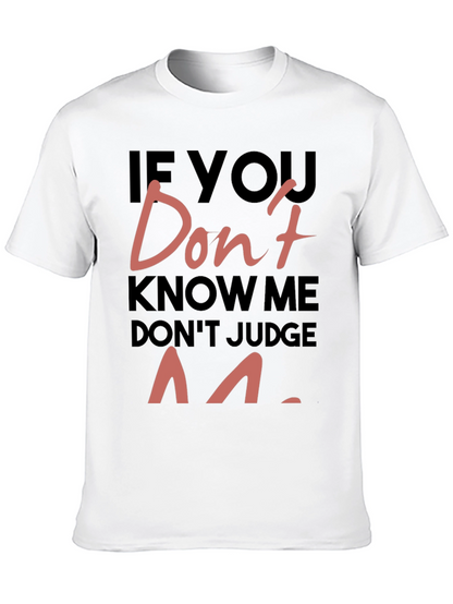 Dont Judge Me Graphic Print Tee