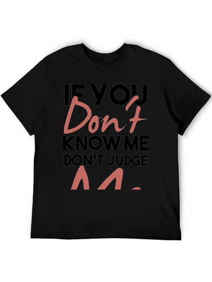 Dont Judge Me Graphic Print Tee