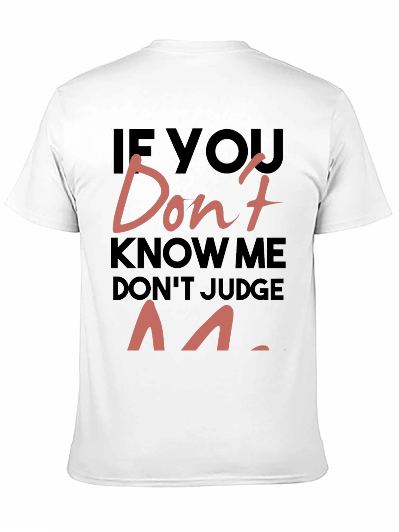 Dont Judge Me Graphic Print Tee