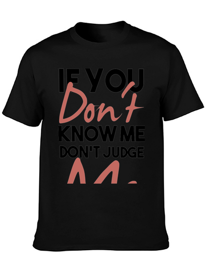 Dont Judge Me Graphic Print Tee