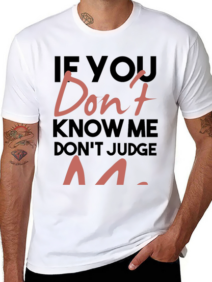 Dont Judge Me Graphic Print Tee