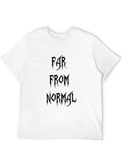 Far From Normal Black Graphic Tee
