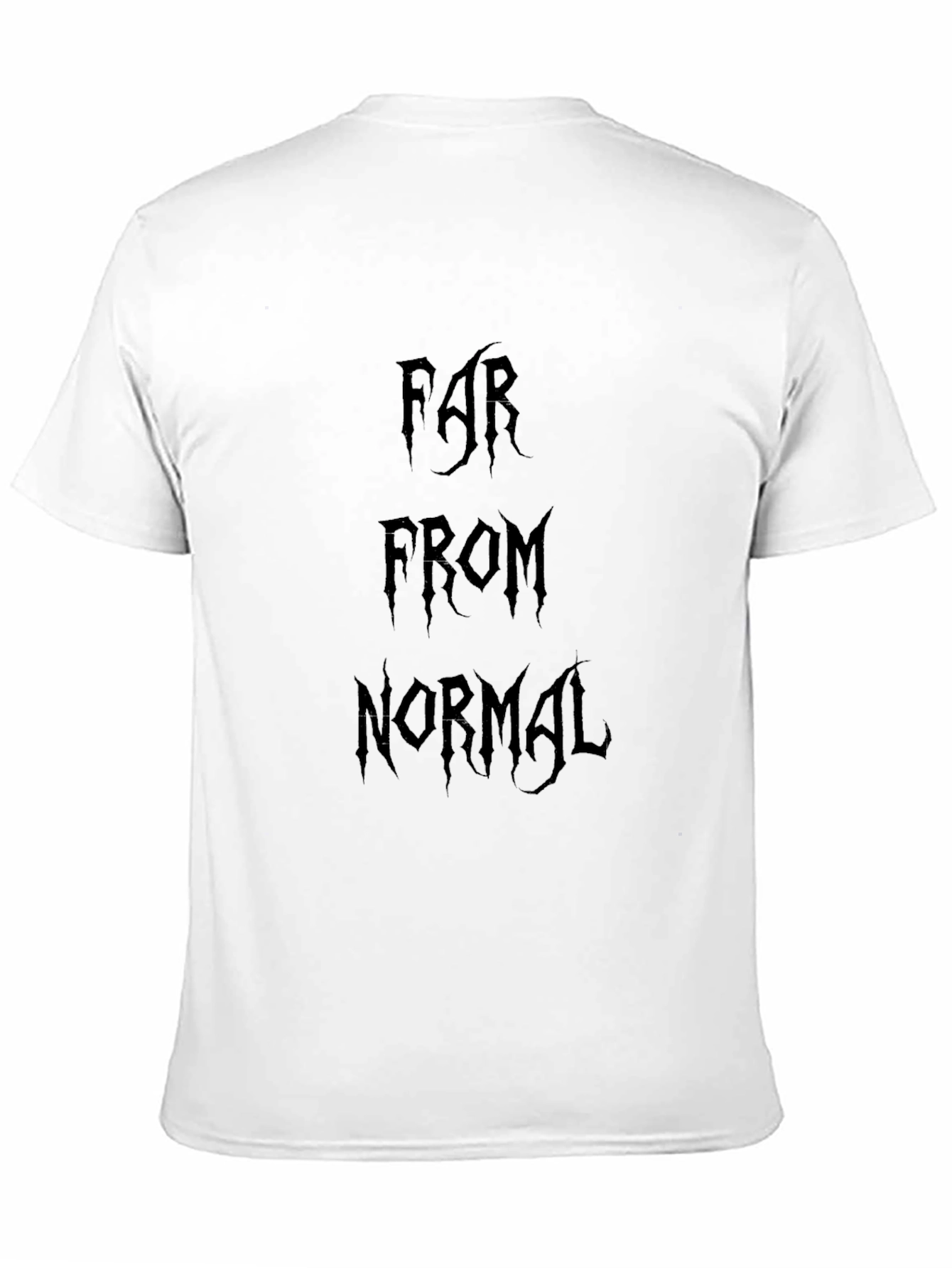 Far From Normal Black Graphic Tee