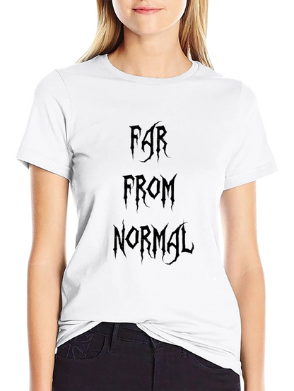 Far From Normal Black Graphic Tee
