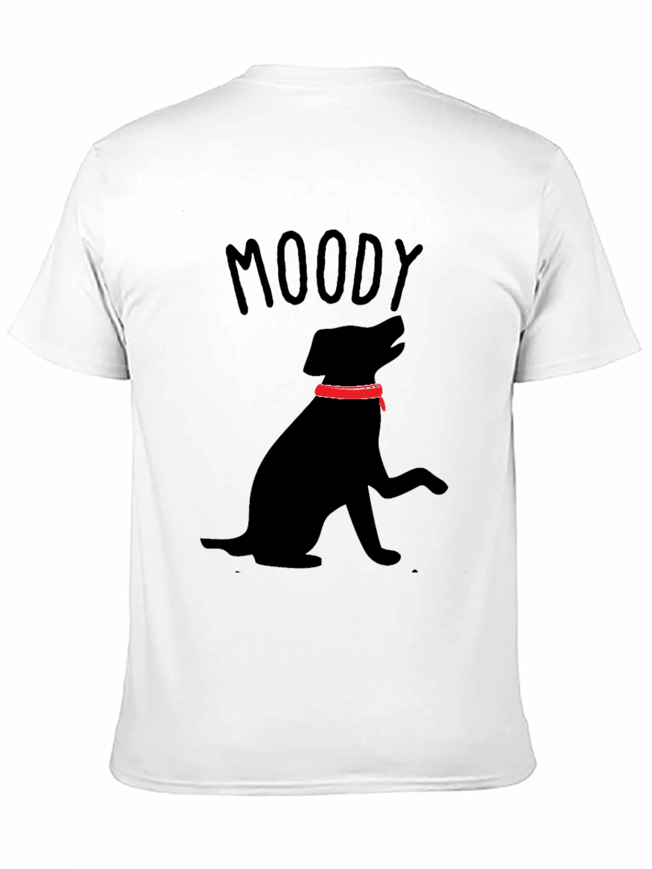 Moody Dog Black T-Shirt