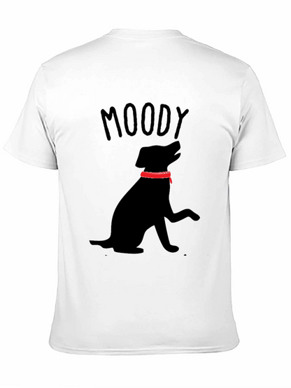 Moody Dog Black T-Shirt