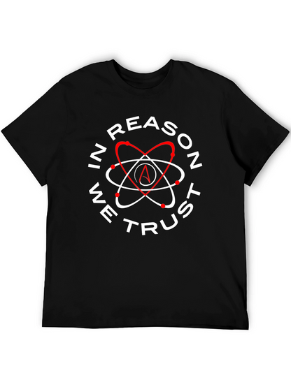 In Reason We Trust Atheist Atom T-Shirt