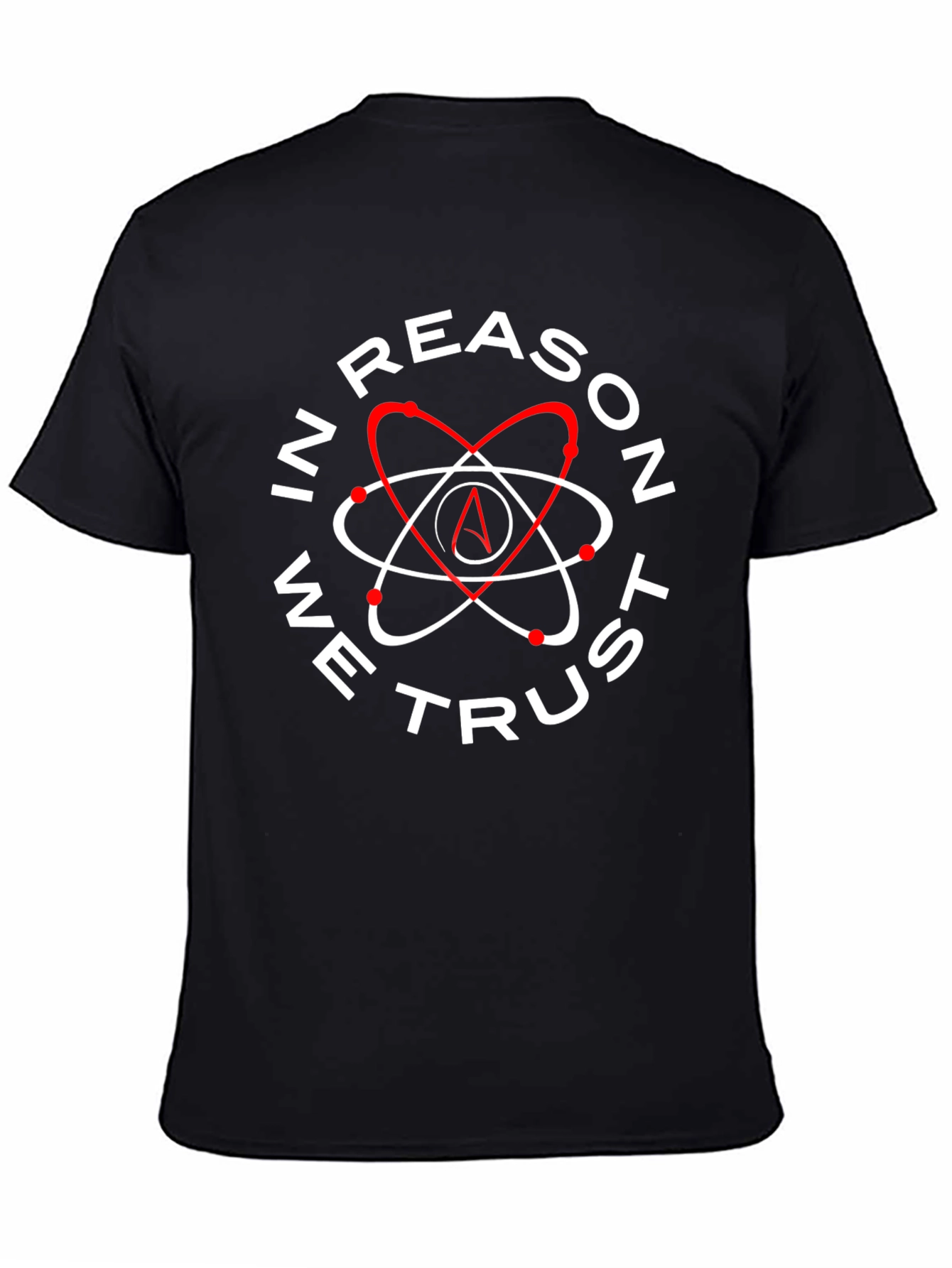 In Reason We Trust Atheist Atom T-Shirt