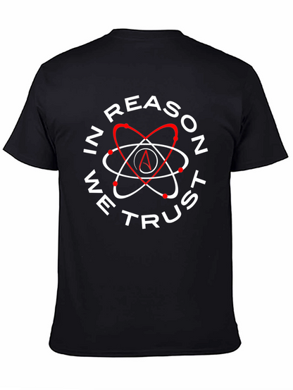 In Reason We Trust Atheist Atom T-Shirt