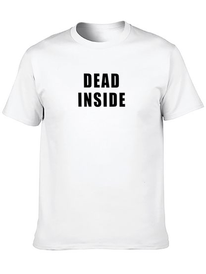 Dead Inside Black T-Shirt - Edgy Graphic Tee