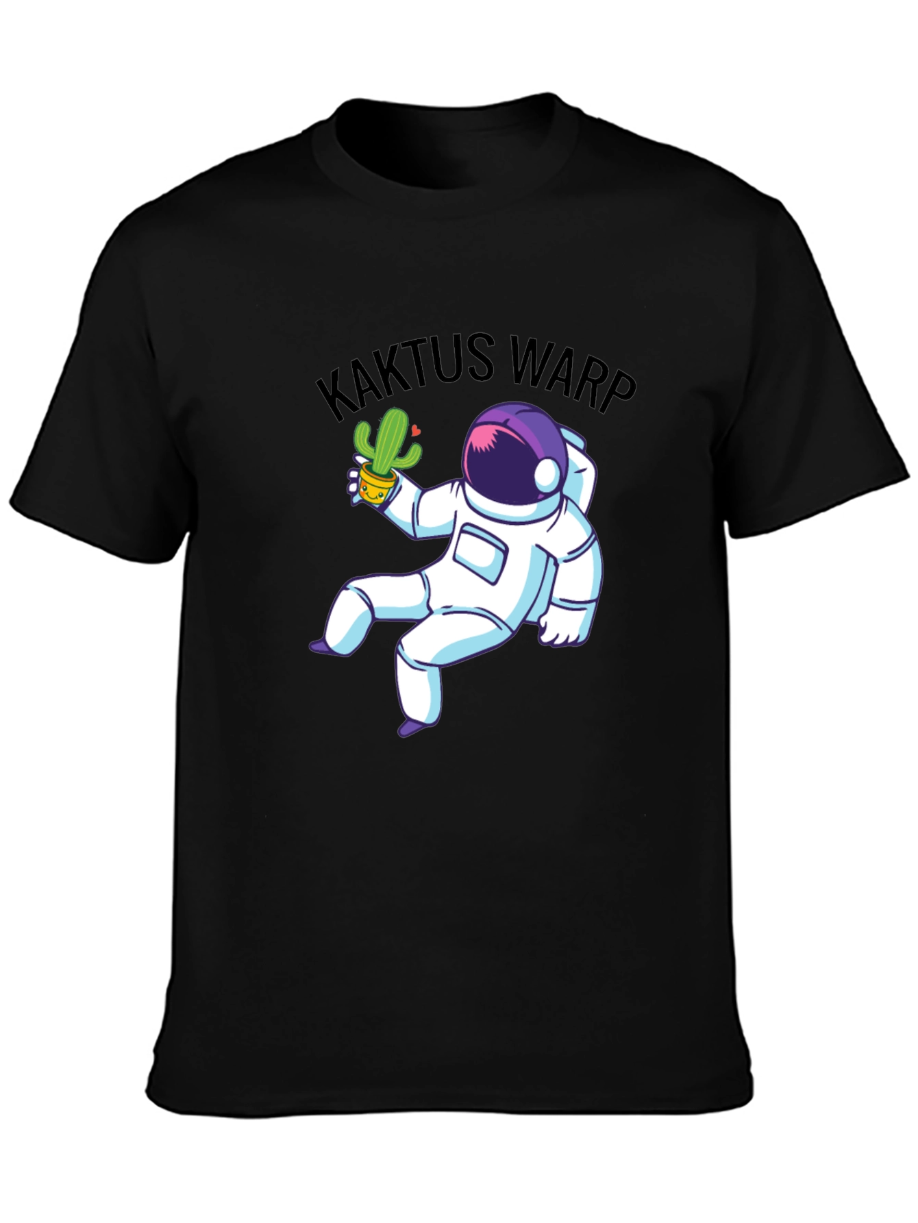 Kaktus Warp Astronaut Graphic T-Shirt