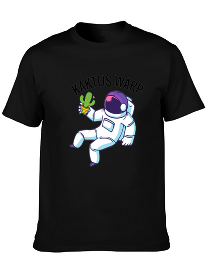 Kaktus Warp Astronaut Graphic T-Shirt