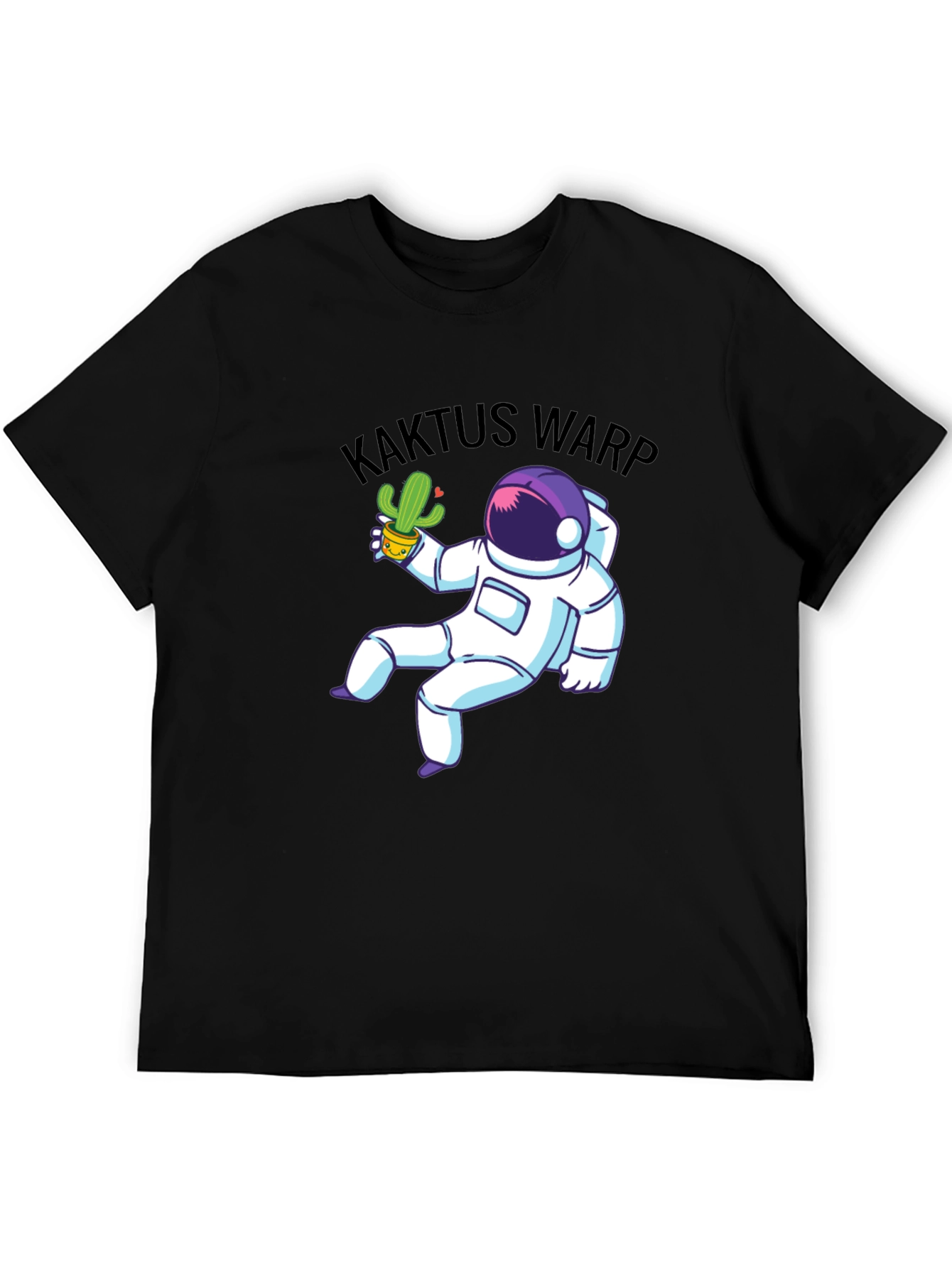Kaktus Warp Astronaut Graphic T-Shirt