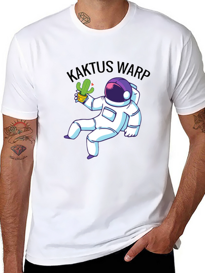 Kaktus Warp Astronaut Graphic T-Shirt