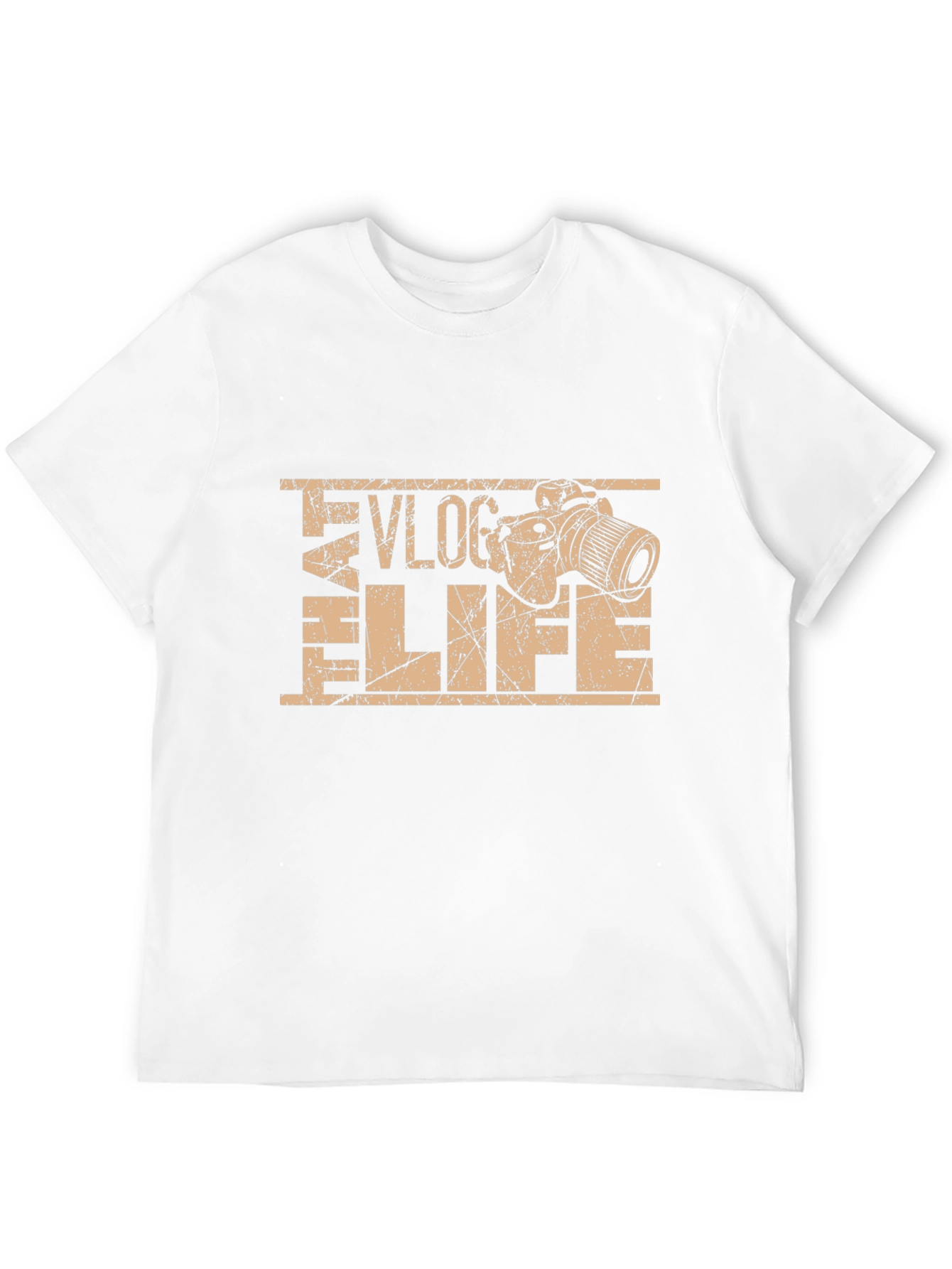 Vlog Life Graphic Tee -  Black T-Shirt