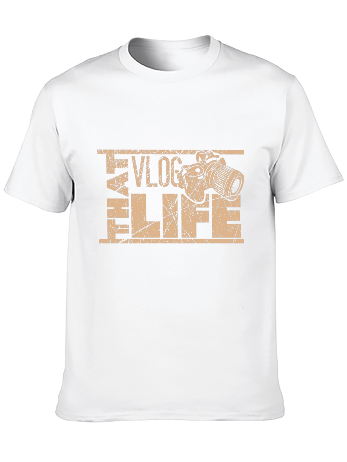 Vlog Life Graphic Tee -  Black T-Shirt