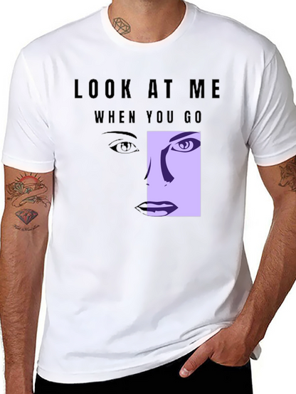 Look At Me Graphic Tee - Black T-Shirt