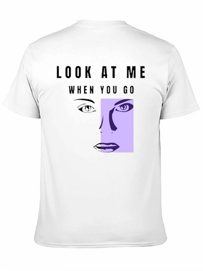 Look At Me Graphic Tee - Black T-Shirt