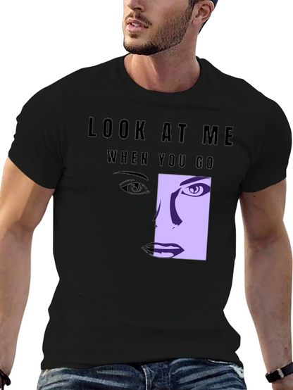 Look At Me Graphic Tee - Black T-Shirt