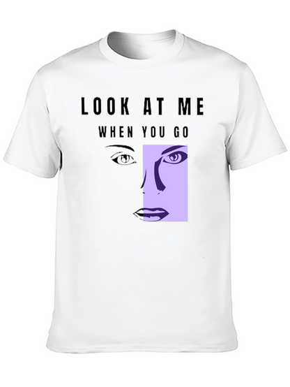 Look At Me Graphic Tee - Black T-Shirt