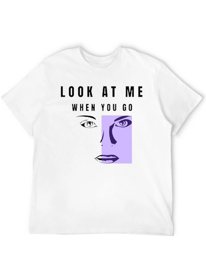 Look At Me Graphic Tee - Black T-Shirt