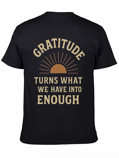 Gratitude Graphic Tee - Motivational T-Shirt