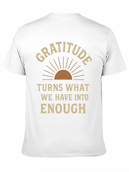 Gratitude Graphic Tee - Motivational T-Shirt