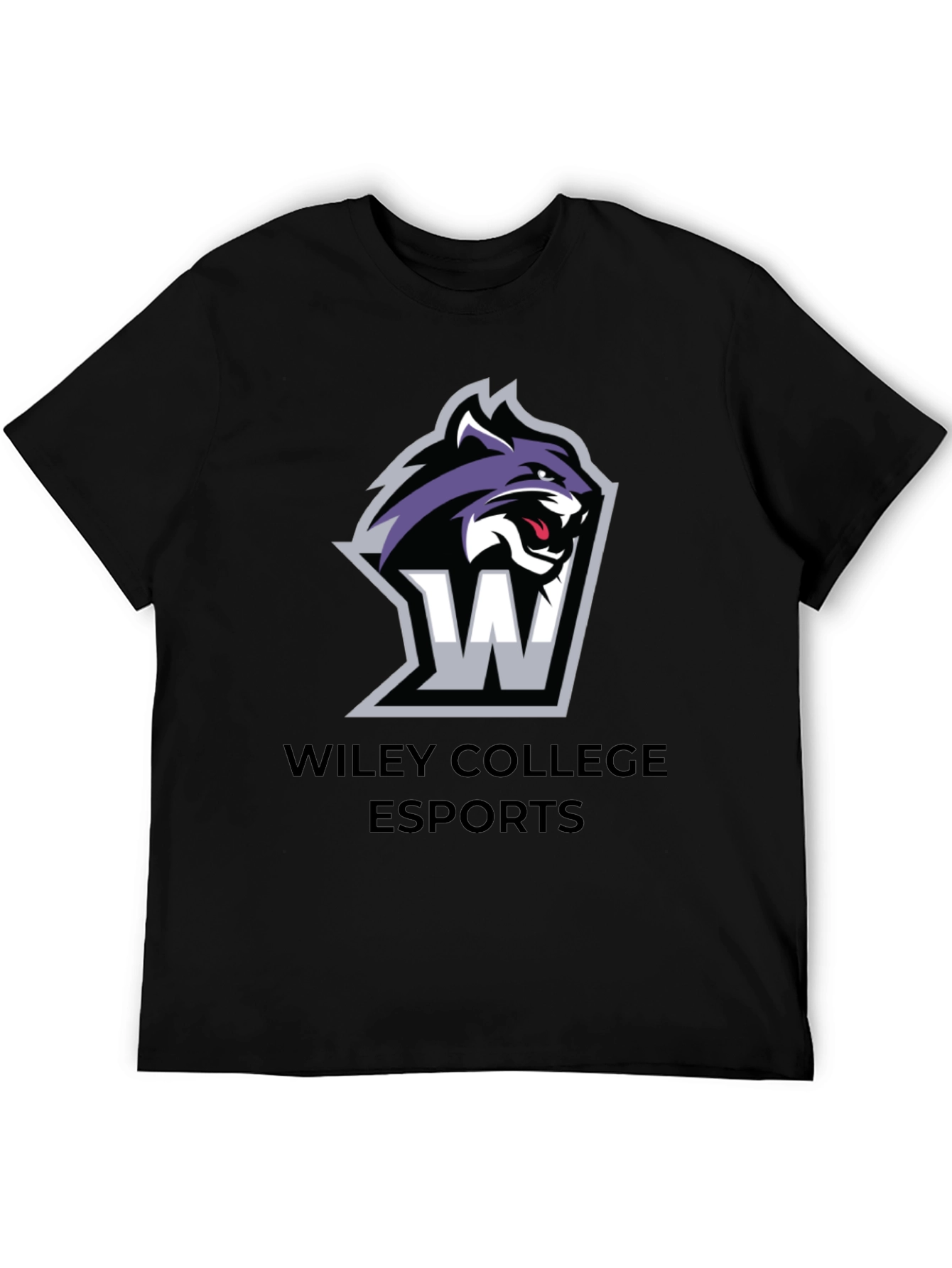 Wiley College Esports Black T-Shirt