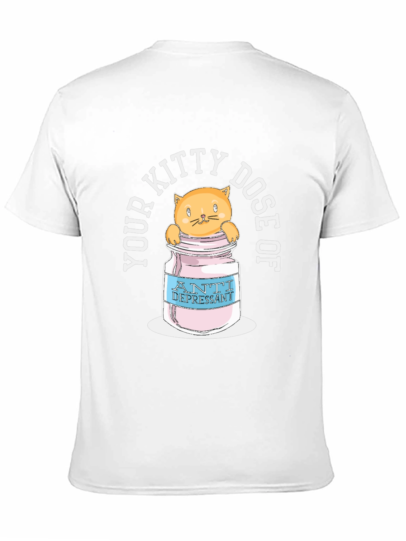 Kitty Dose Anti-Depressant T-Shirt - Funny Cat Tee