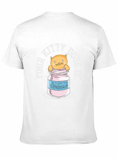 Kitty Dose Anti-Depressant T-Shirt - Funny Cat Tee