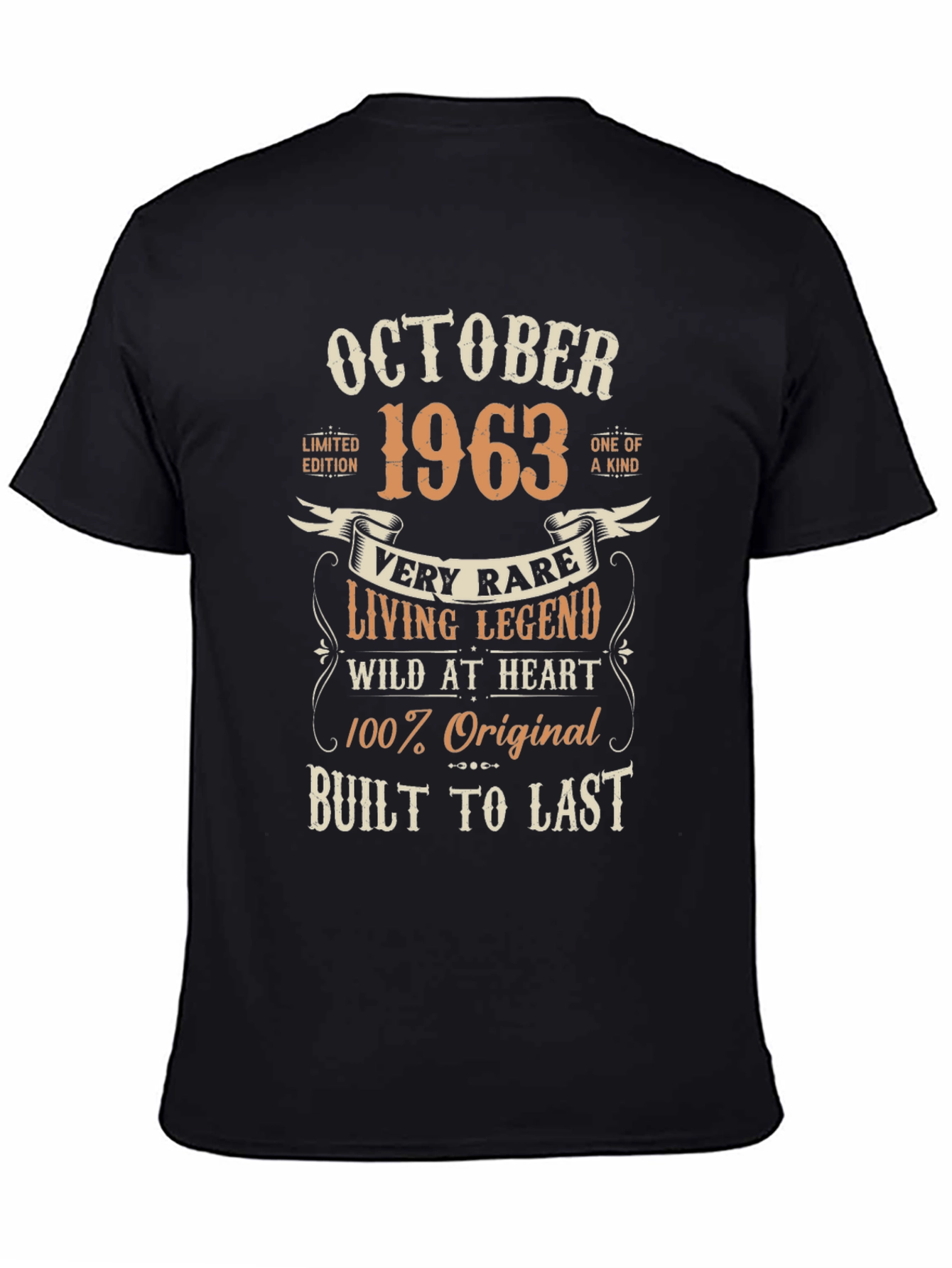 October 1963 Limited Edition Birthday T-Shirt