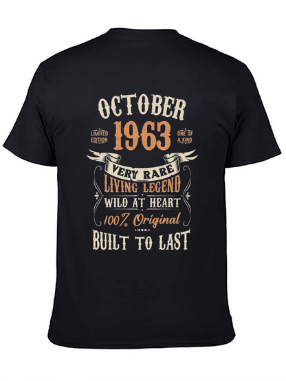 October 1963 Limited Edition Birthday T-Shirt