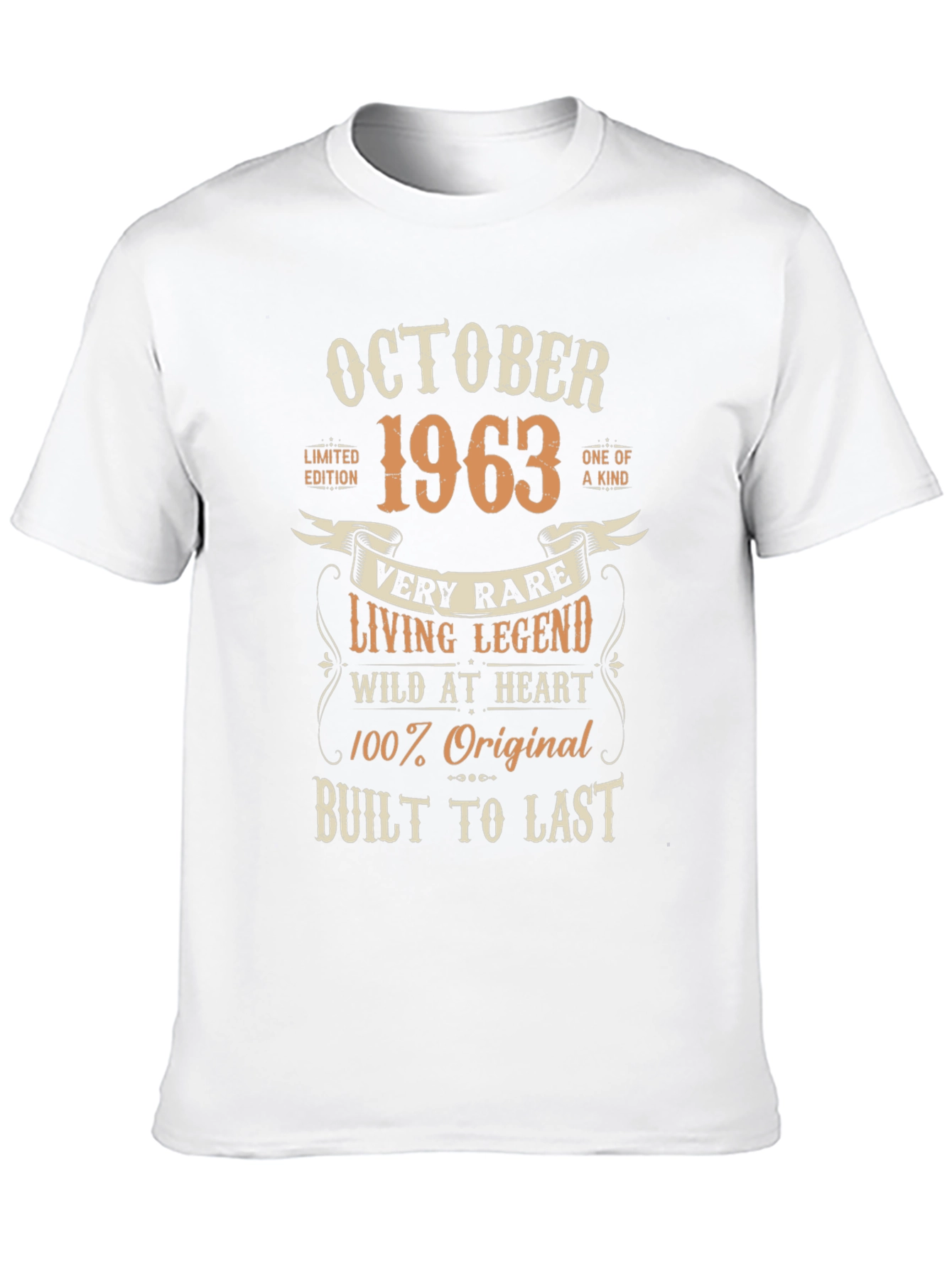 October 1963 Limited Edition Birthday T-Shirt