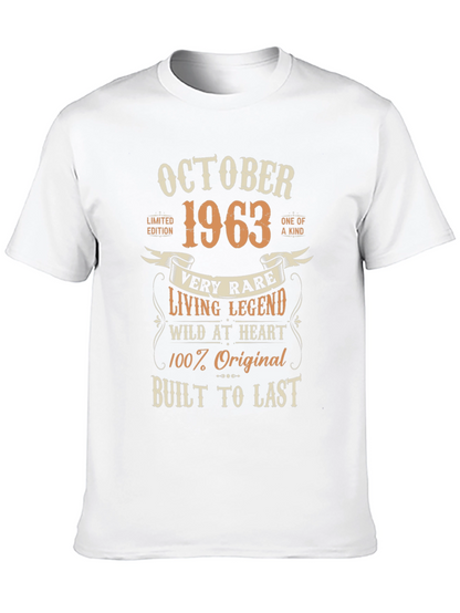 October 1963 Limited Edition Birthday T-Shirt